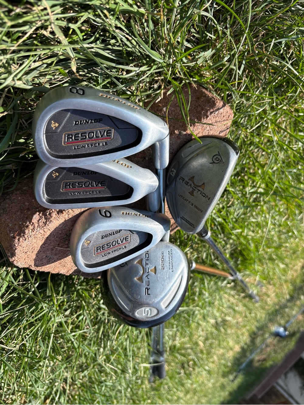 Dunlop Men's Golf Irons and Hybrid in Silver